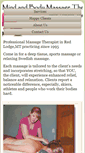 Mobile Screenshot of mindandbodymassagetherapy.com